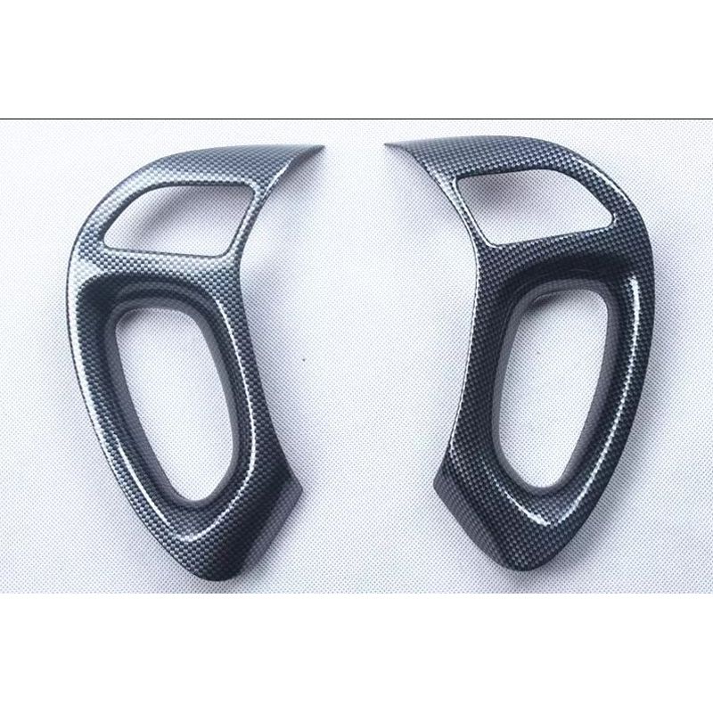 For Hyundai Ix35 - 2pcs Carbon Fiber Abs Car Interior Wheel