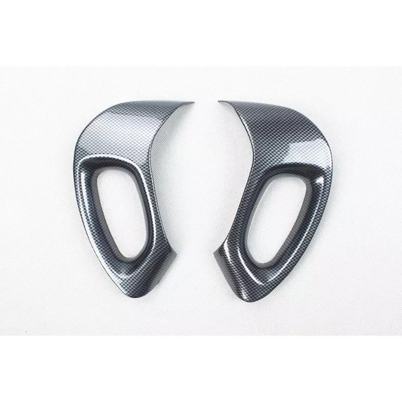 For Hyundai Ix35 - 2pcs Carbon Fiber Abs Car Interior Wheel