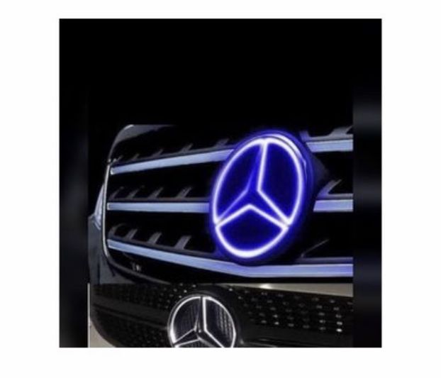 Mercedes Benz ML Front Grille LED Logo/emblem Blue Light