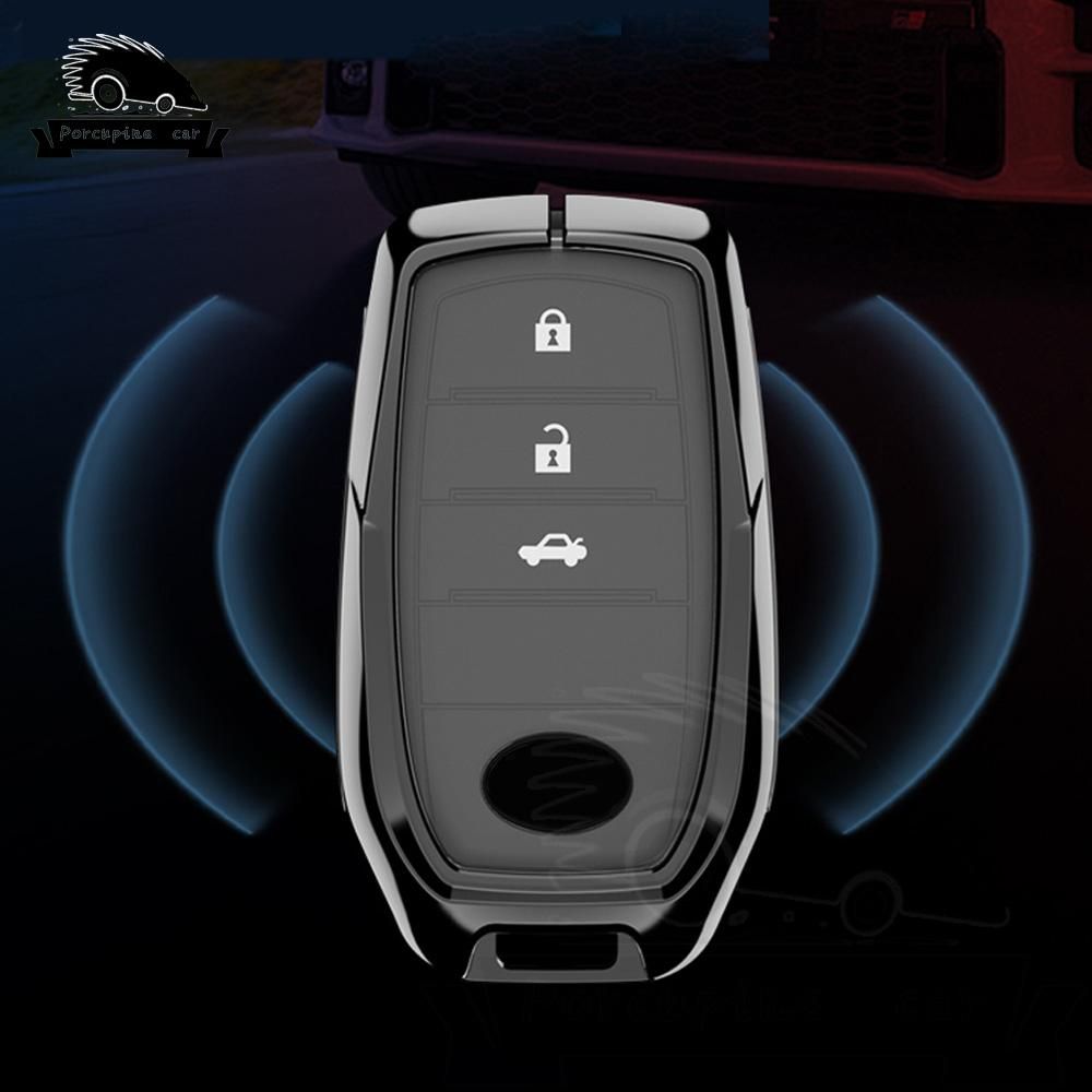 3 Buttons Car Key Cover Case For Toyota Highlander Land Cruiser Riez 86 Hilux Innova Fortuner Rav4 Camry Prado Shell
