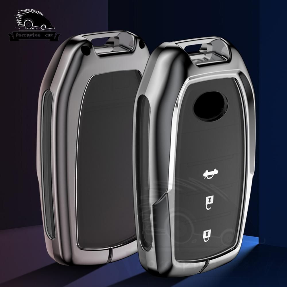 3 Buttons Car Key Cover Case For Toyota Highlander Land Cruiser Riez 86 Hilux Innova Fortuner Rav4 Camry Prado Shell