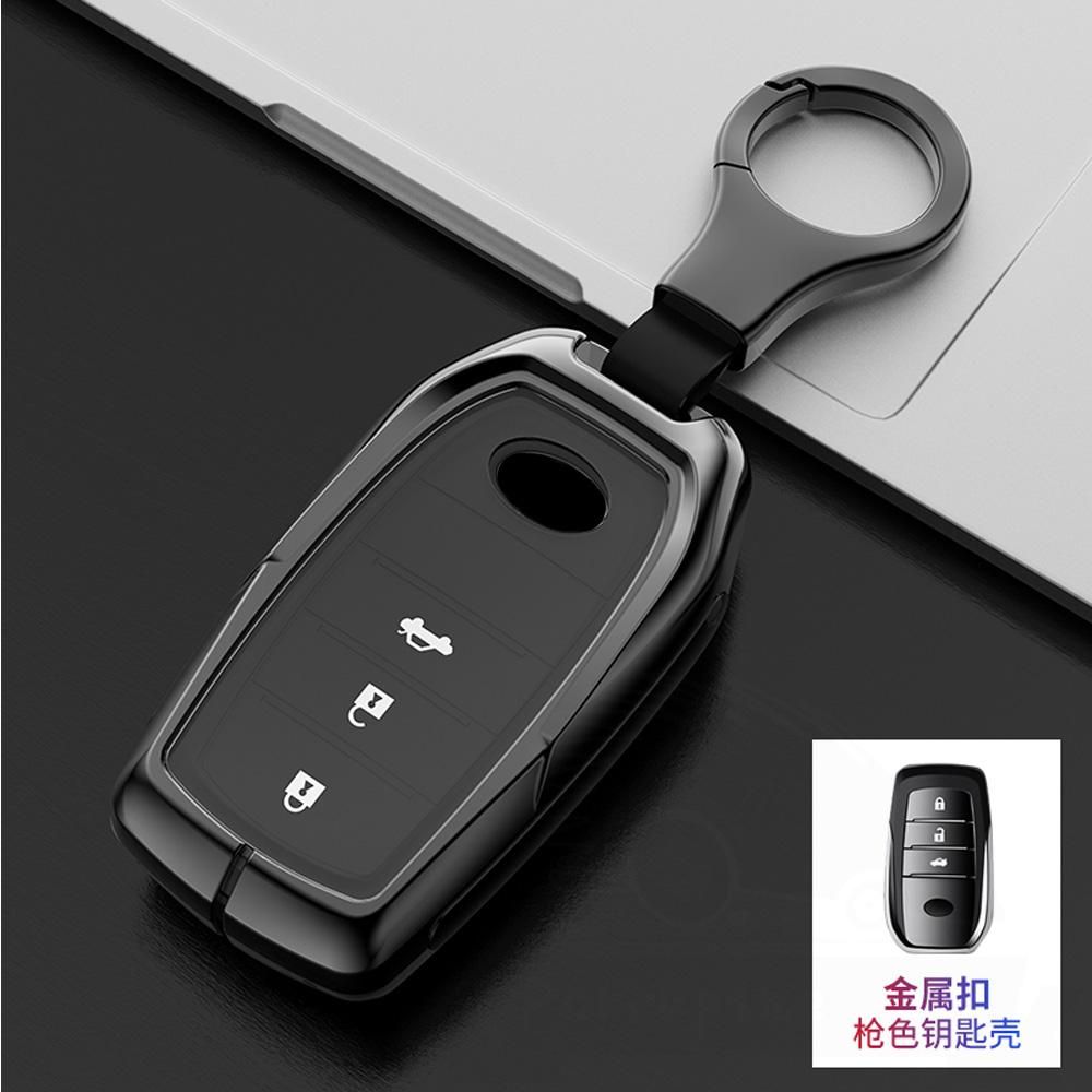 3 Buttons Car Key Cover Case For Toyota Highlander Land Cruiser Riez 86 Hilux Innova Fortuner Rav4 Camry Prado Shell