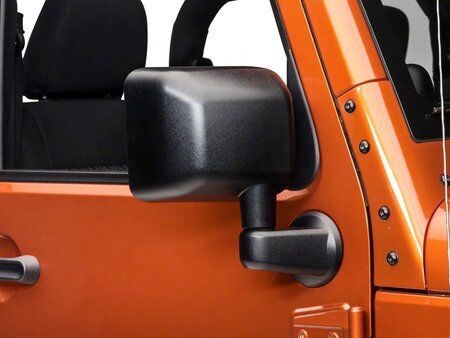 For Jeep Wrangler  Folding Manual Replacement Side Mirror Truck Mirror