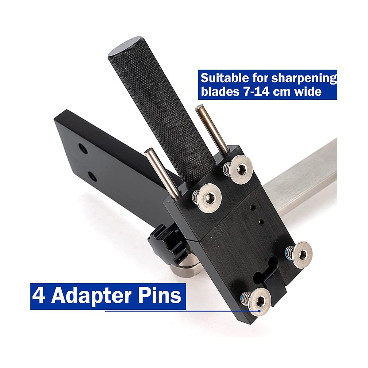 Sharpener Model Lawn Mower  Sharpener for Straight and Standard Lawn Mower s 15°-45° Adjustable Black