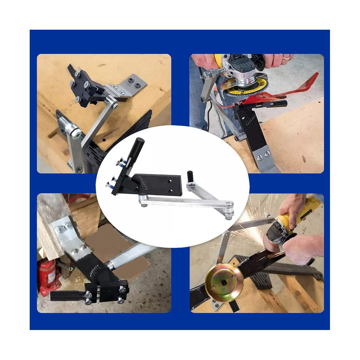 Sharpener Model Lawn Mower  Sharpener for Straight and Standard Lawn Mower s 15°-45° Adjustable Black