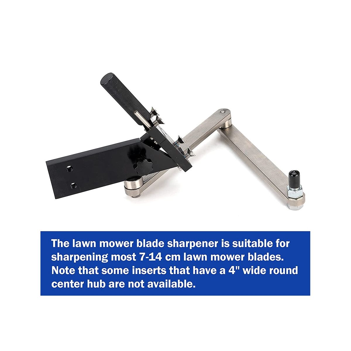 Sharpener Model Lawn Mower  Sharpener for Straight and Standard Lawn Mower s 15°-45° Adjustable Black