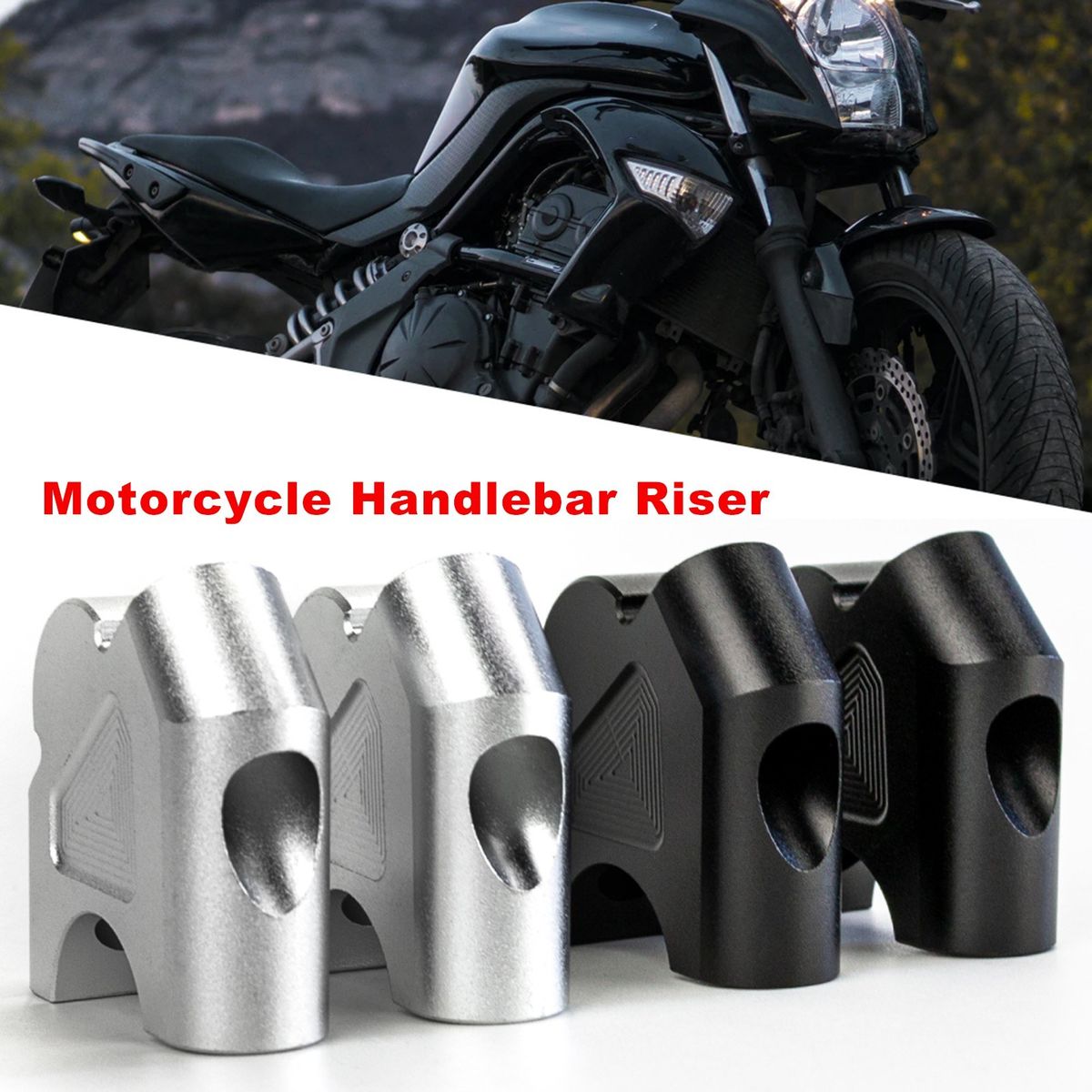 Motorcycle Handlebar Riser Heightening Code  Aluminum Alloy