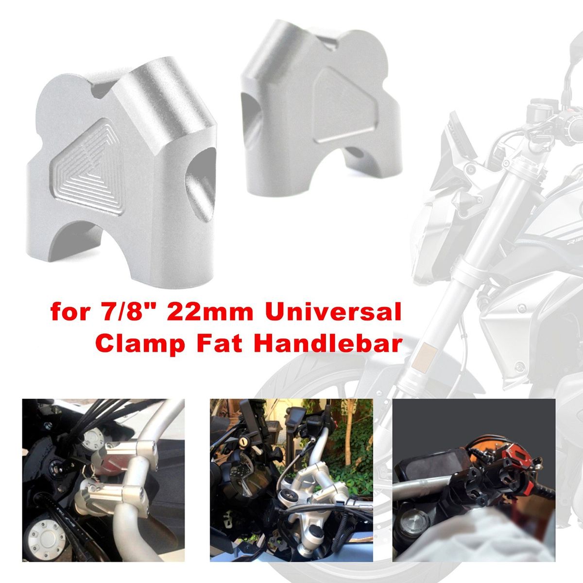 Motorcycle Handlebar Riser Heightening Code  Aluminum Alloy