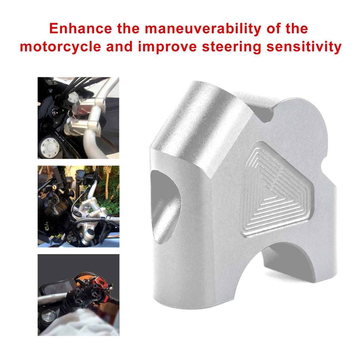 Motorcycle Handlebar Riser Heightening Code  Aluminum Alloy