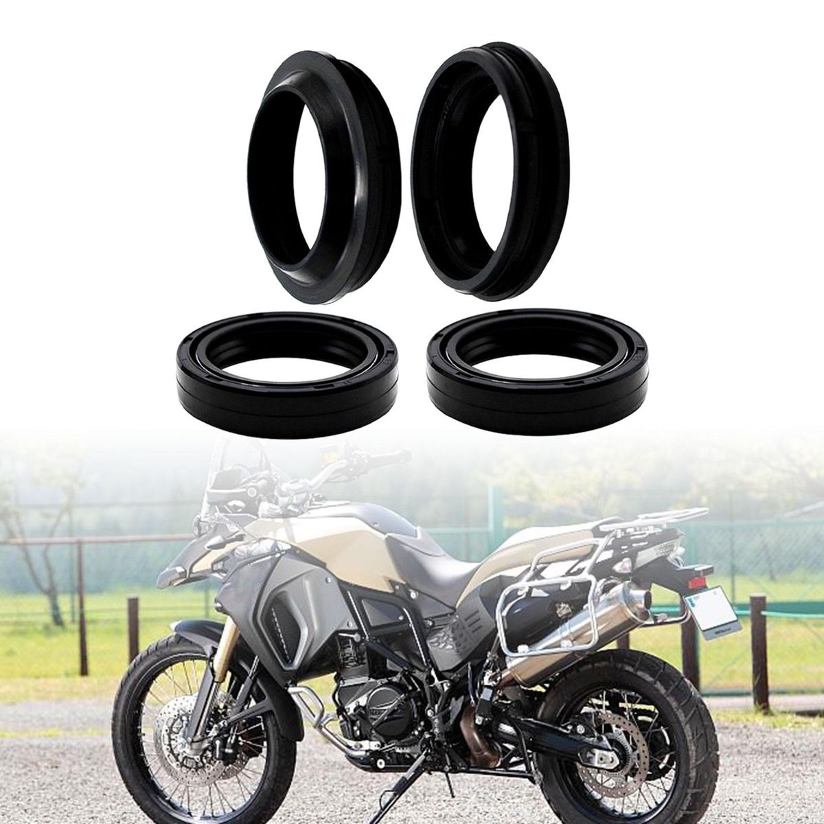 Front Fork Shock Oil Seal And Dust Seal Set Accessories