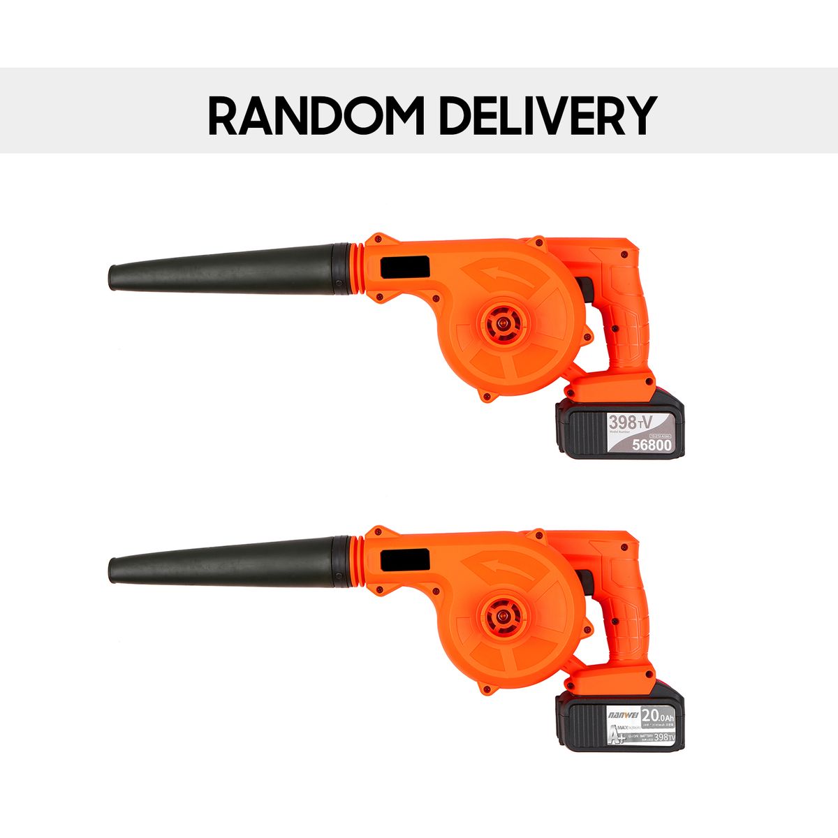 Cordless Leaf Blower 21V 2 Pack 4.0A Lithium 2 In 1 Sweeper