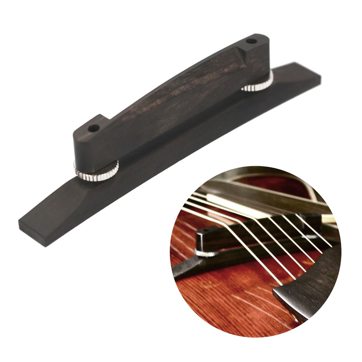 Jazz Guitar Bridge Floating Archtop Bridge With Adjustable