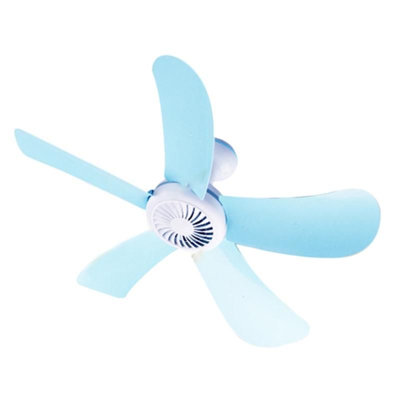5 Ceiling Fans Mini Silent 500mm Energy-Saving High-Volume Electric Fan Ceiling Fan with Switch Dormitory US Plug
