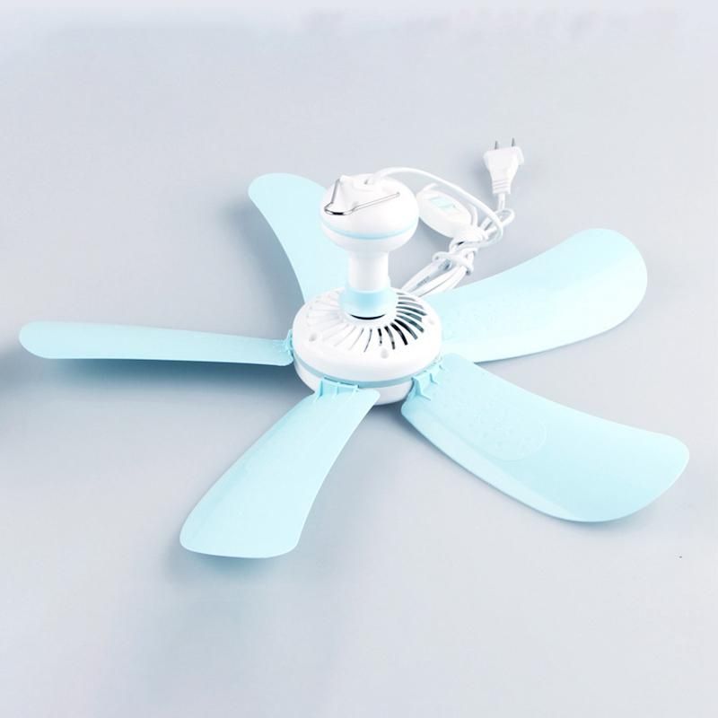 5 Ceiling Fans Mini Silent 500mm Energy-Saving High-Volume Electric Fan Ceiling Fan with Switch Dormitory US Plug