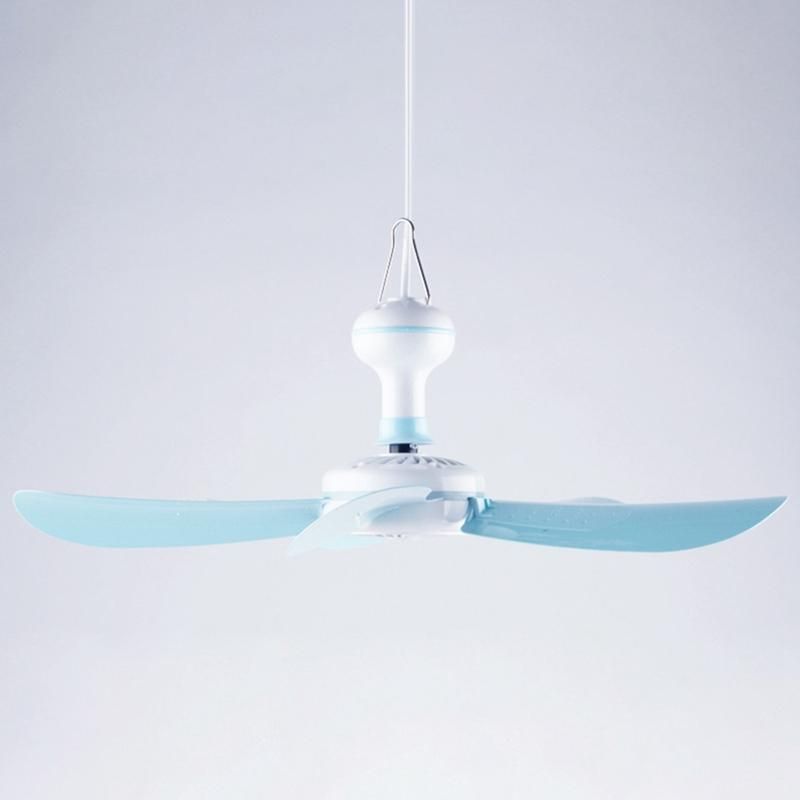 5 Ceiling Fans Mini Silent 500mm Energy-Saving High-Volume Electric Fan Ceiling Fan with Switch Dormitory US Plug