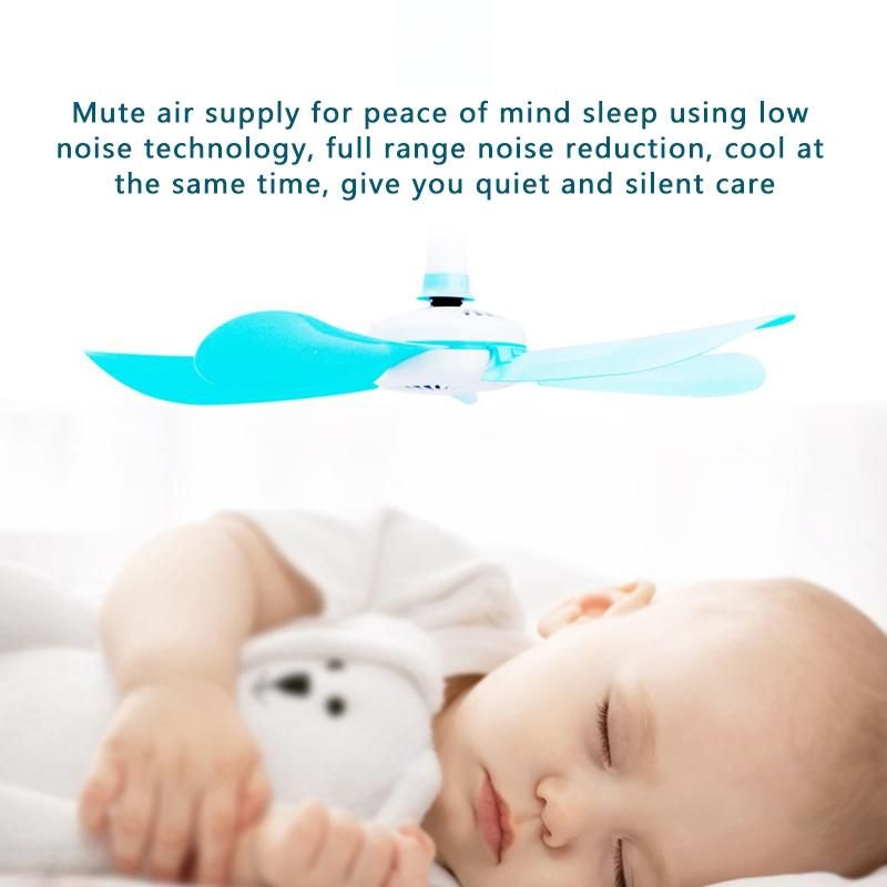 5 Ceiling Fans Mini Silent 500mm Energy-Saving High-Volume Electric Fan Ceiling Fan with Switch Dormitory US Plug