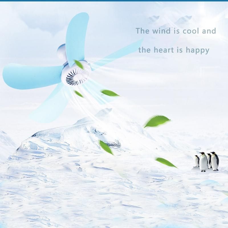 5 Ceiling Fans Mini Silent 500mm Energy-Saving High-Volume Electric Fan Ceiling Fan with Switch Dormitory US Plug