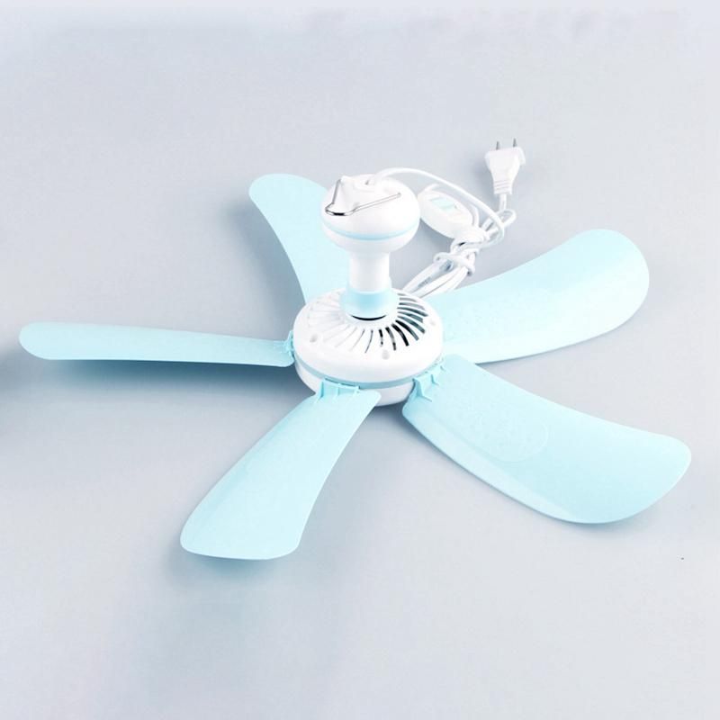 5 Ceiling Fans Mini Silent 500mm Energy-Saving High-Volume Electric Fan Ceiling Fan with Switch Dormitory US Plug
