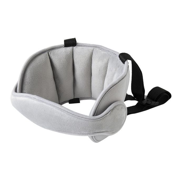 Children Head Support Belt Grey