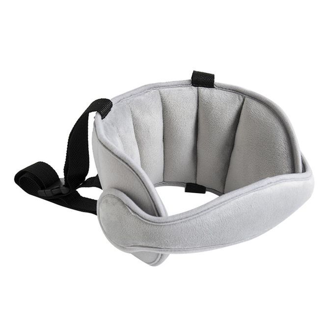 Children Head Support Belt Grey