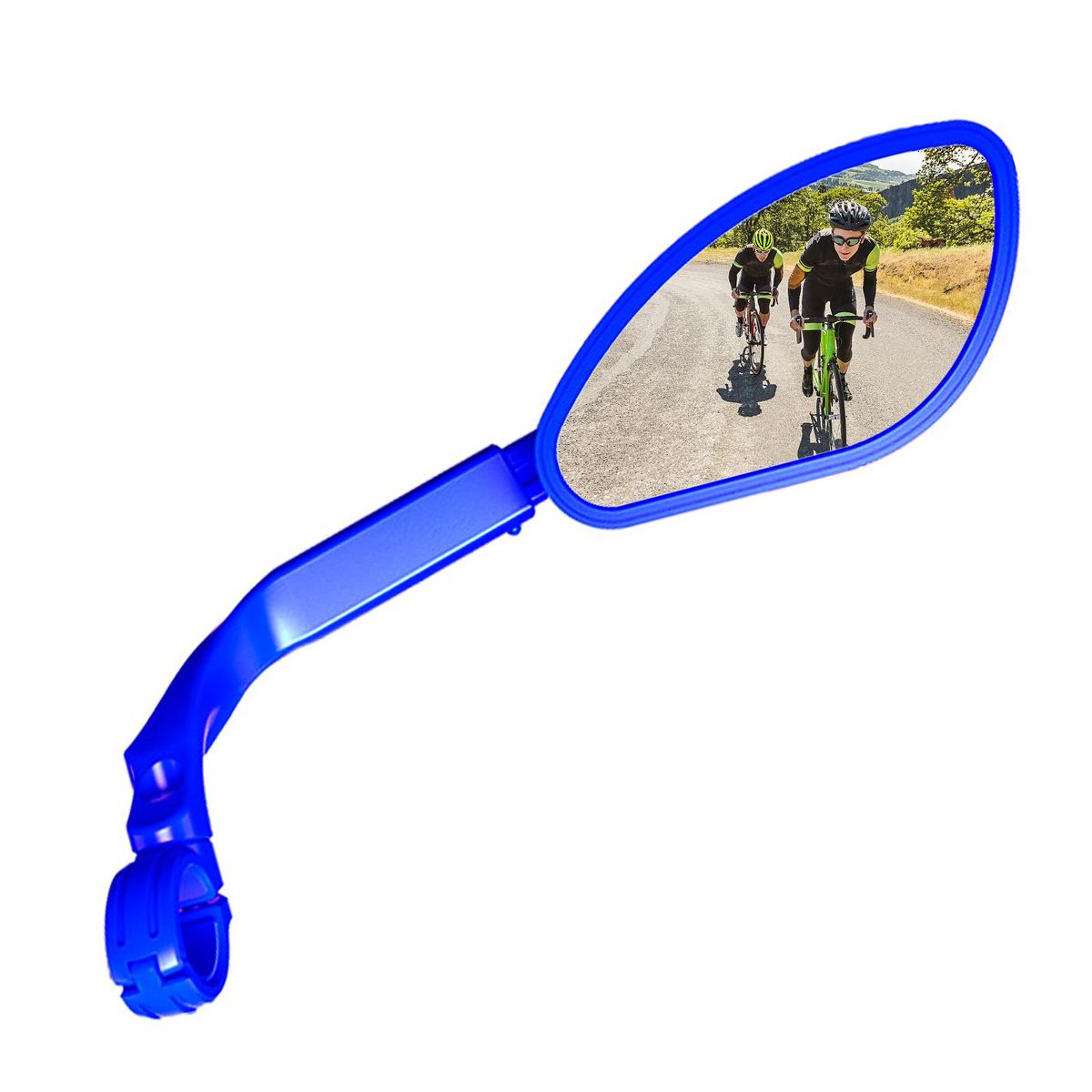 Telescopic Bicycle Rear Flat Mirror 360 Degree Rotatable Bike Handlebar Side Rear View Mirror for MTB Road Bike