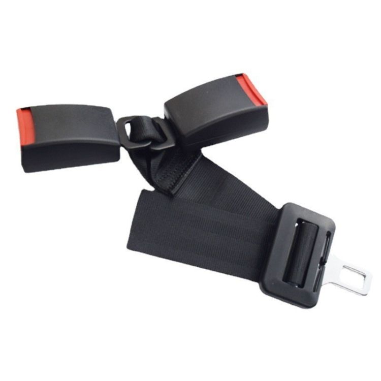 Extended Belt Car Rear Double Seat Safety Belt Connector