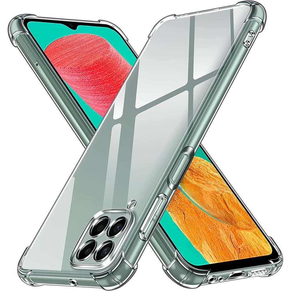 Clear Case For Samsung Galaxy M33 5G M53 M52-Transparent