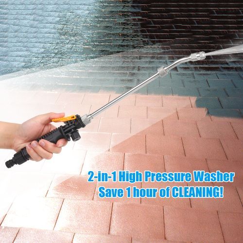 2-in-1 High Pressure Washer 2.0 Jet Nozzle Fan Nozzle