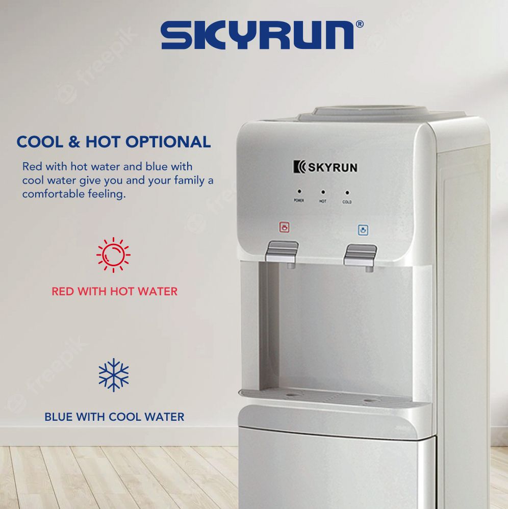 Water Dispenser With Cabinet (WD96-J) -Grey