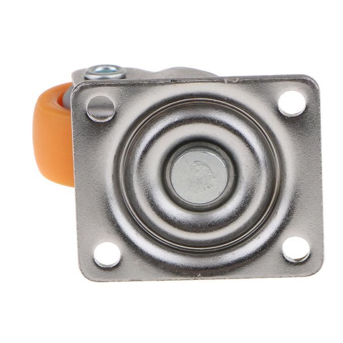 20 Pcs Nylon All Swivel Caster Wheels Plate Caster For Trolleys Wheel