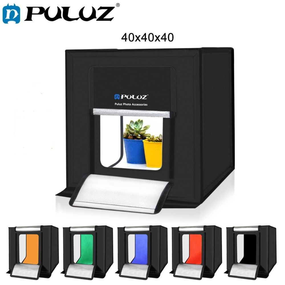 Portable 30W 5500K White Light Room Photo Lighting Studio Shooting Tent Box Kit