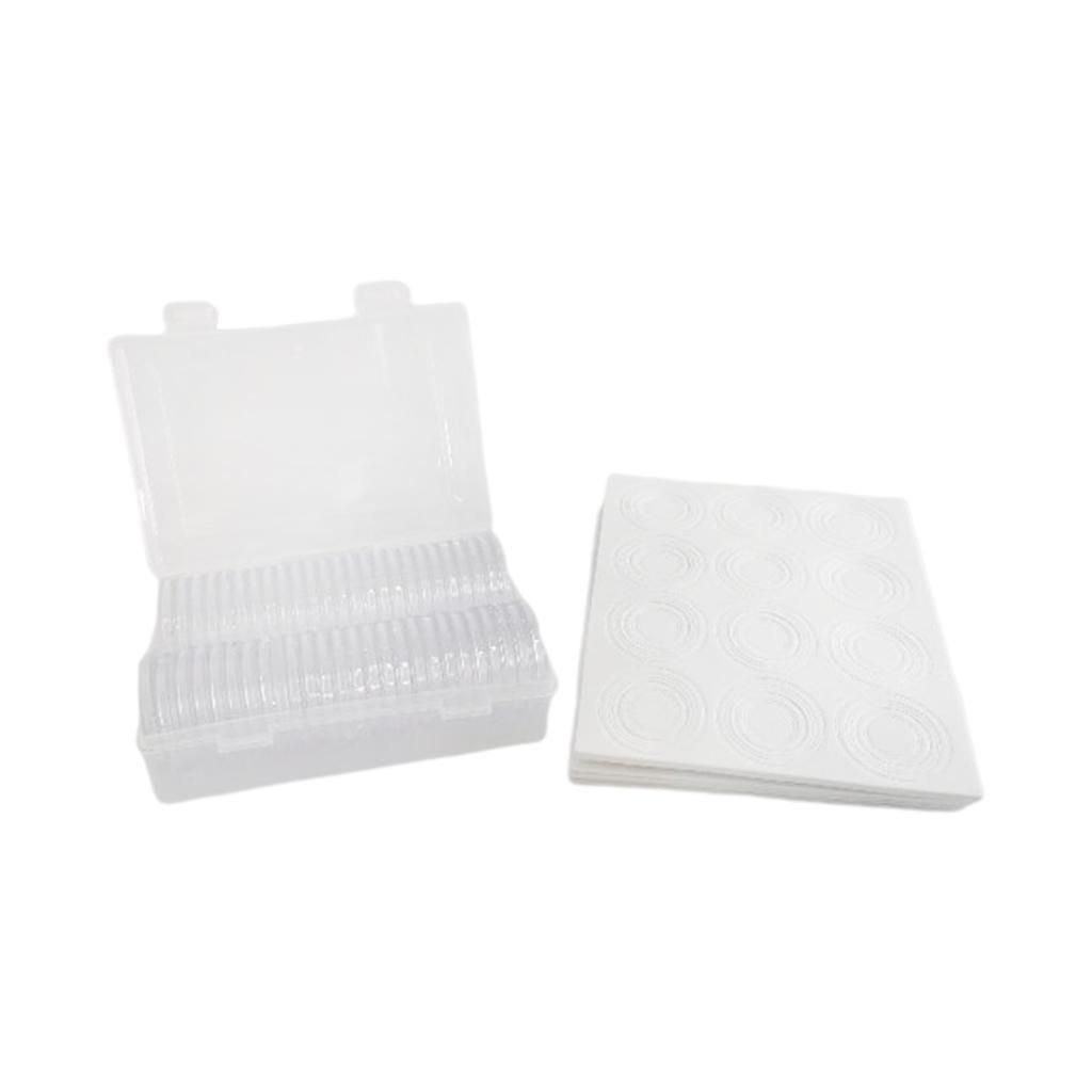 Coins Storage Box Coin Holder  50pcs 40mm Coins Display Dust