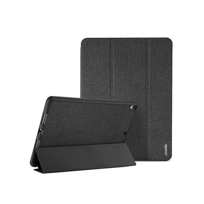 DUX DUCIS PU Leather Case For IPad Pro 10.5 2017 Magnet Stand Smart Cover With Pencil Holder-Black