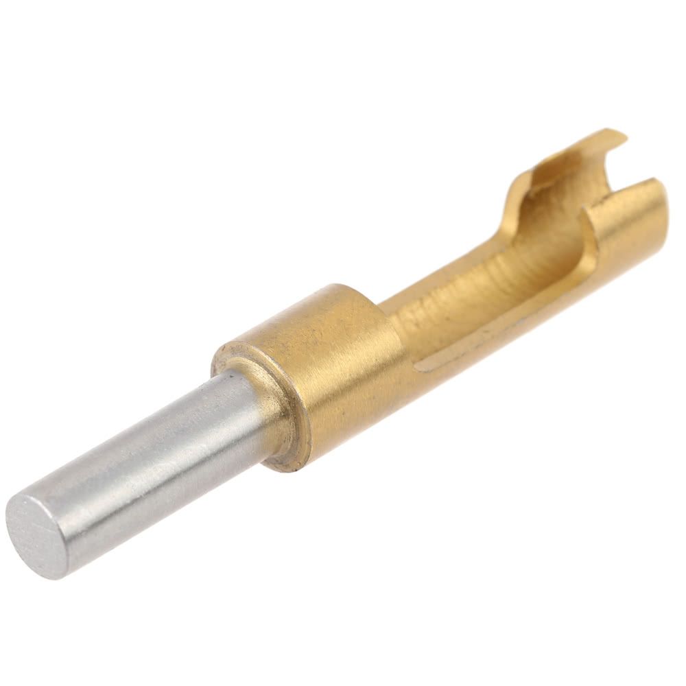 4pcs/set 1/4" Shank Titanium Barrel Cork Drill Plug Cutter