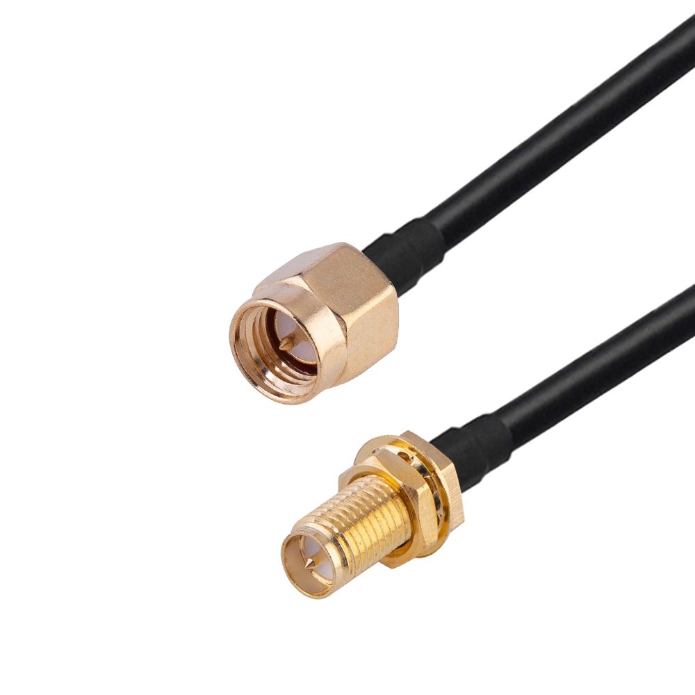 SMA Male To SMA Female 10cm RG174 Adapter
