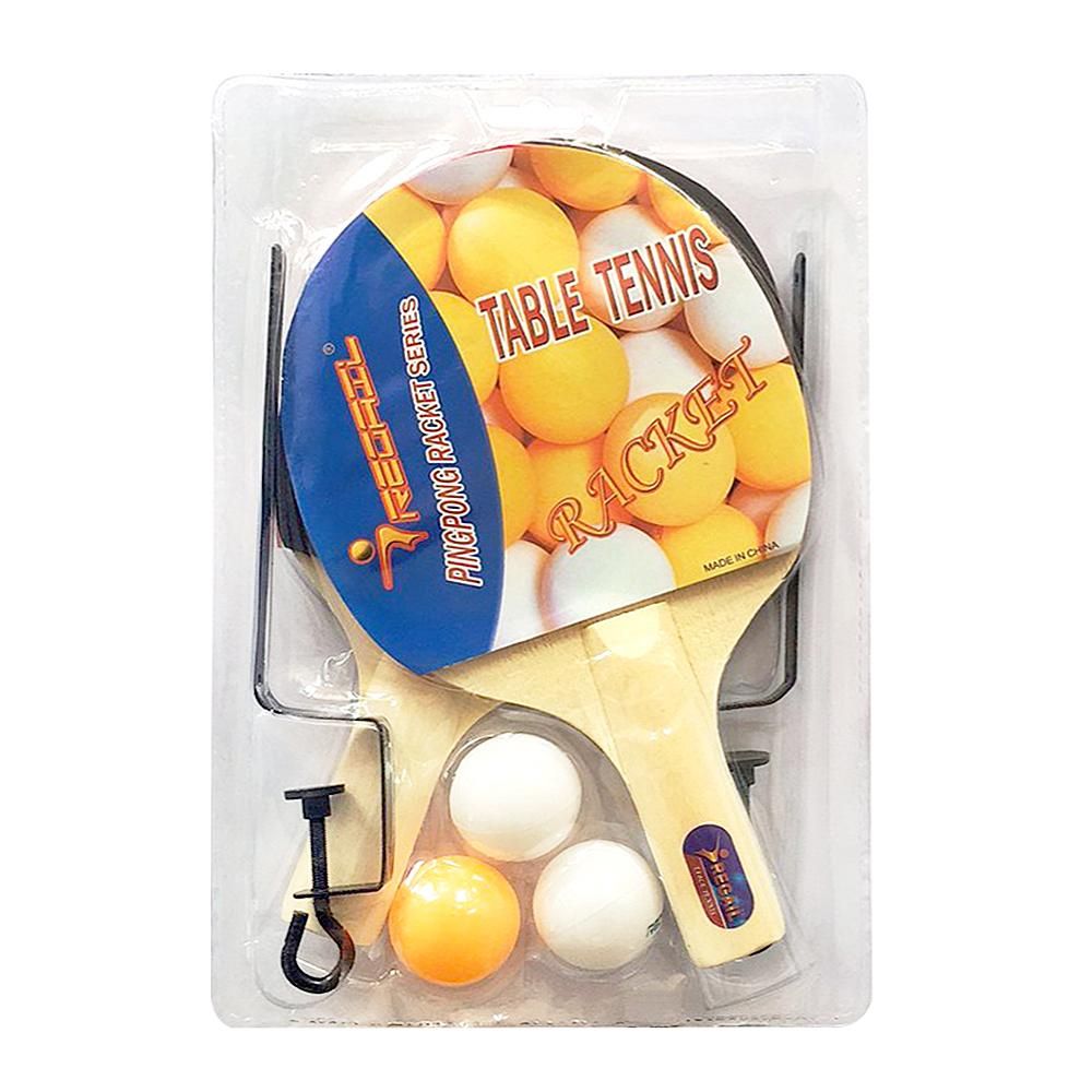 Portable Retractable Ping Pong Post Net Rack Ping Pong Paddles Quality Table Tennis Rackets Set Ping Pong Training Adjustable Extending Net Rack Paddle Bats Sports  Accessories Racquet Bundle Kit with 3 Balls For Both Indoor 