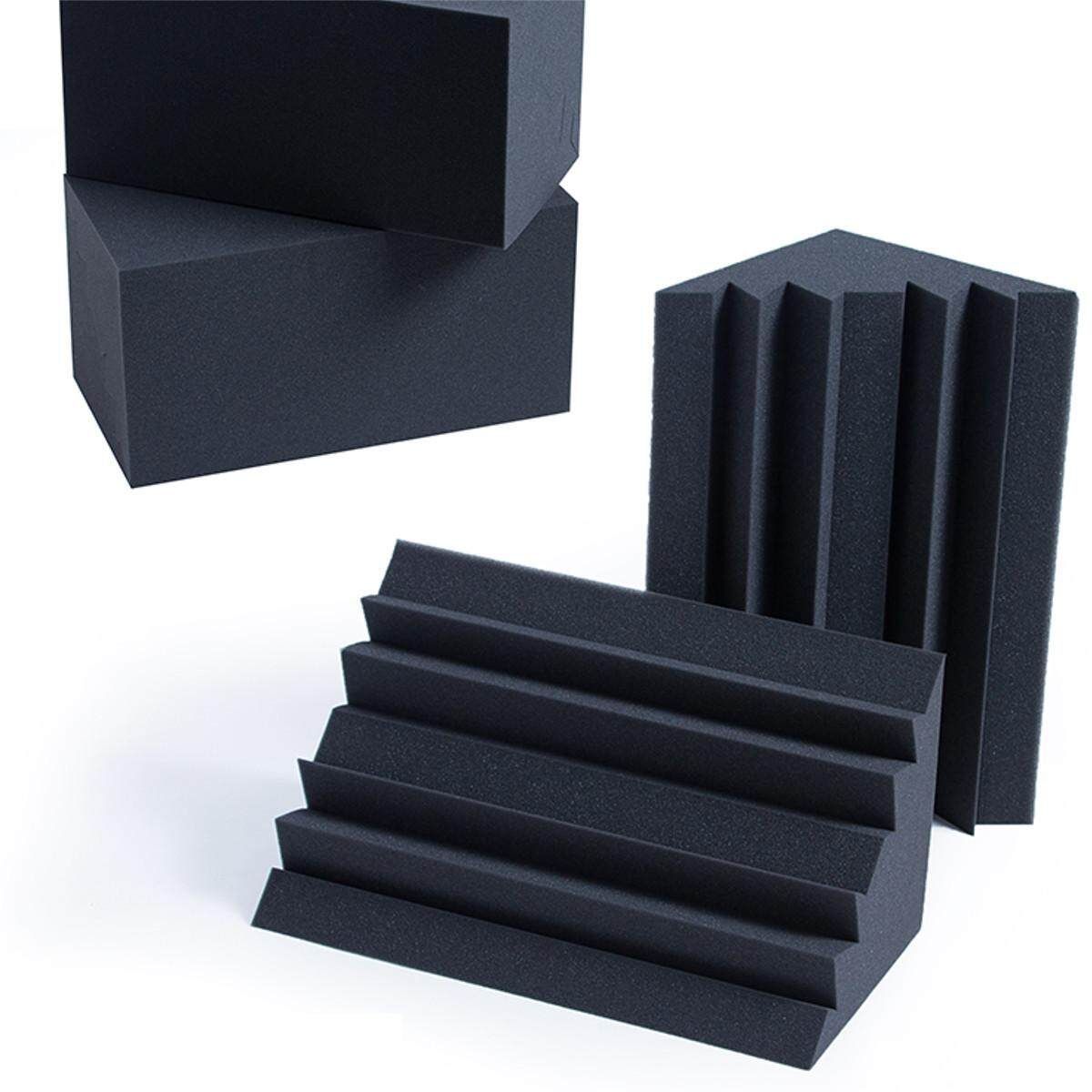 4.7x 4.7x 9.4'' Corner Bass Trap Acoustic Studio Foam Sound Absorbers Treatment