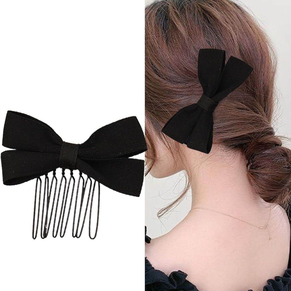Hair Insertion Comb Sweet Style Women Hair Comb Black