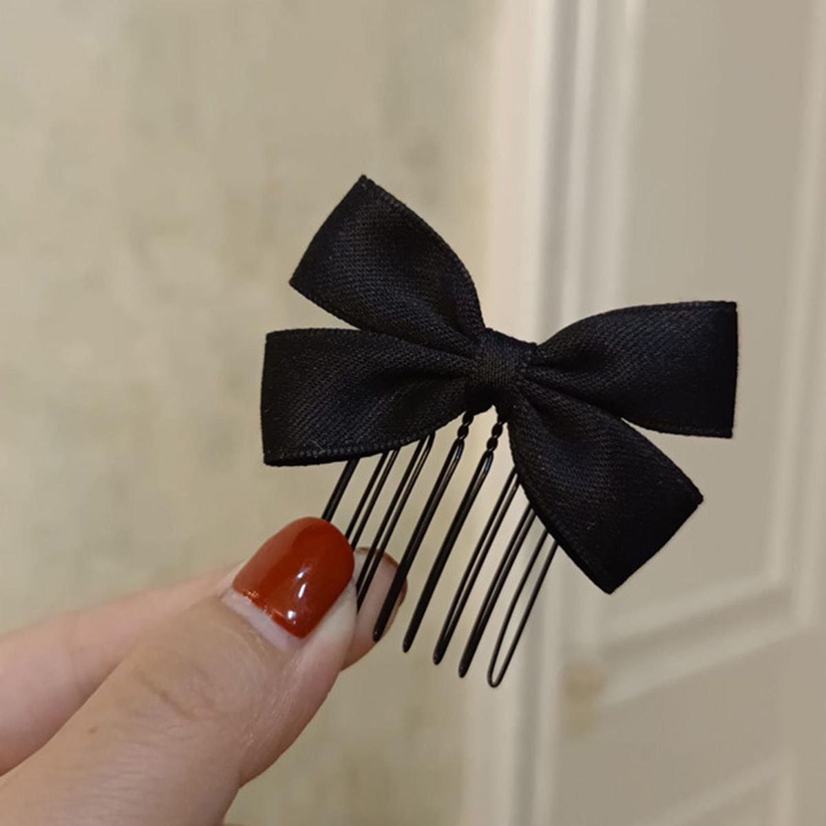 Hair Insertion Comb Sweet Style Women Hair Comb Black