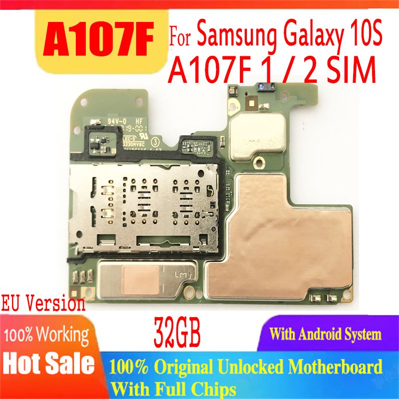 Logic Board For Samsung Galaxy A10S A107F Motherboard 32GB