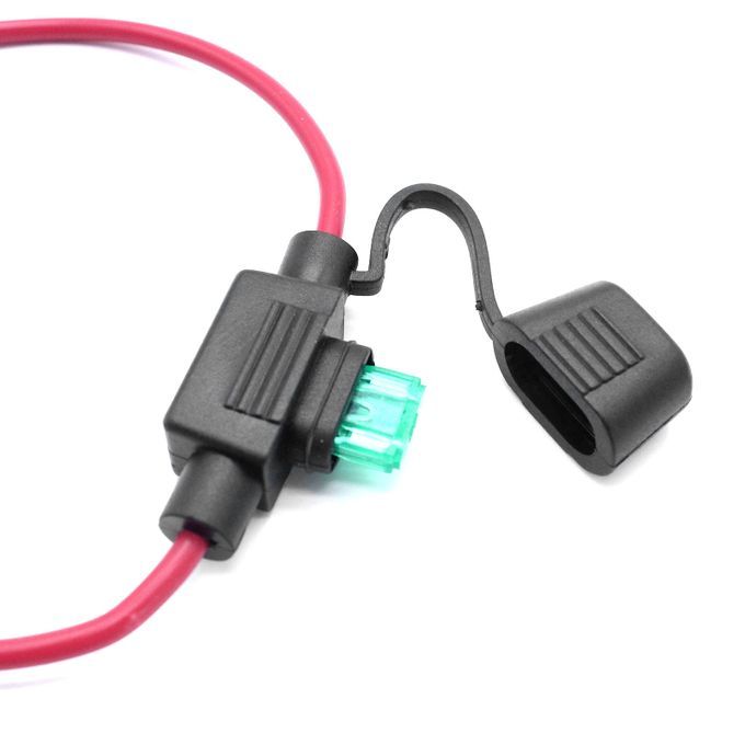5Pcs Standard  Inline Fuse Holder Splash Proof  12V 30A