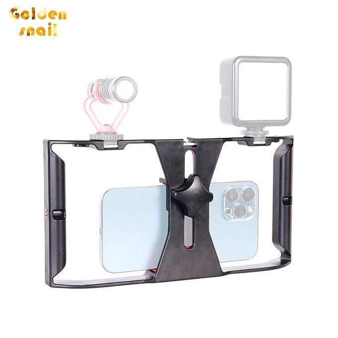 Phone Video Camera Cage Handheld Stabilizer For Film Making Rig Hand Grip Bracket