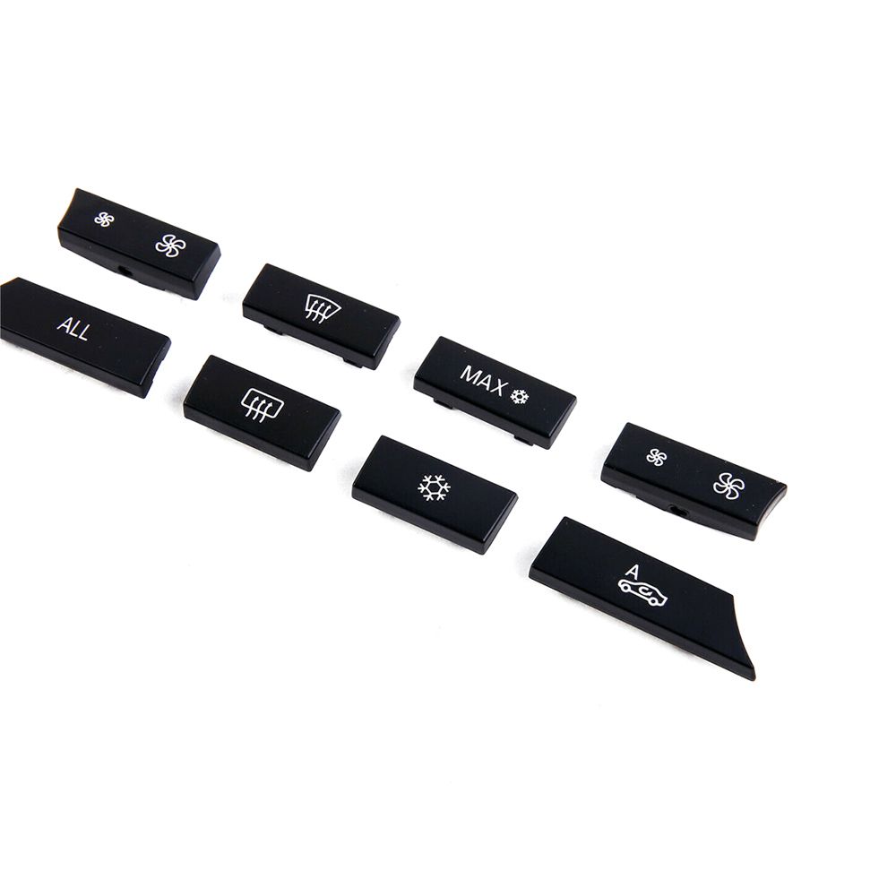 12 Button Key Caps AC Heater Switch Replacement For  BMW 5 6