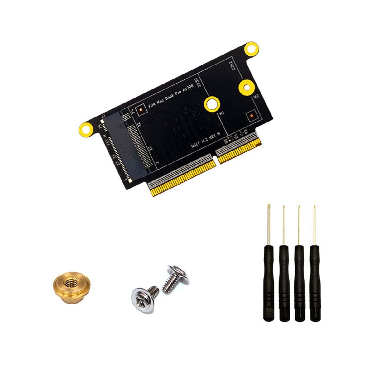 A1708 SSD Adapter NVMe PCI PCIE to NGFF M2 SSD Adapter Card M2 SSD for Pro Retina 13In A1708 2016
