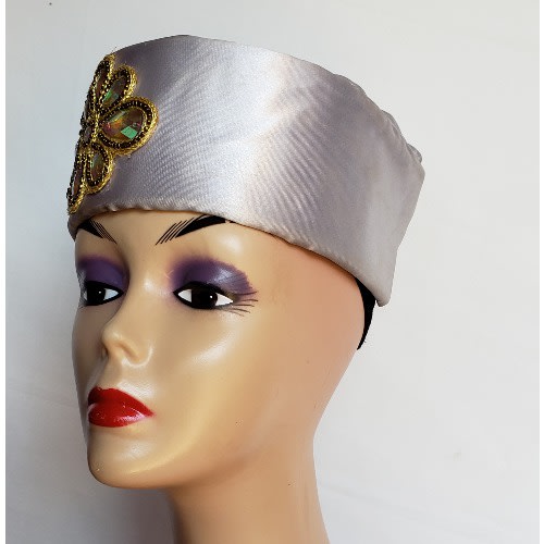 Turban Cap - Silver