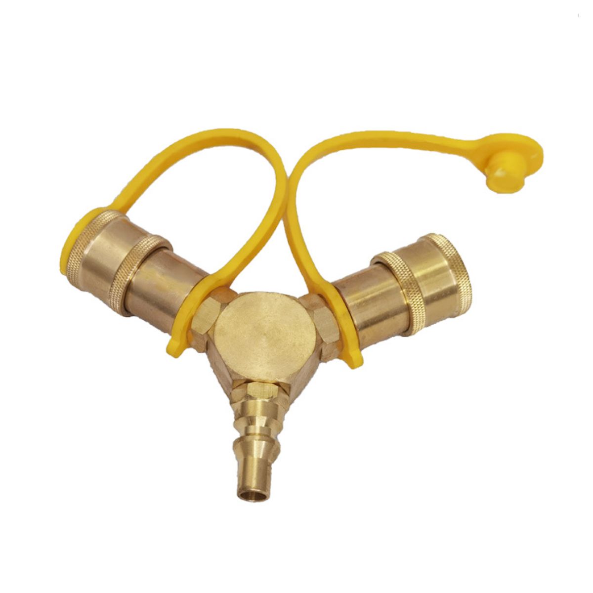 1/4'' RV Propane Quick Connect Adapter Solid Brass Y