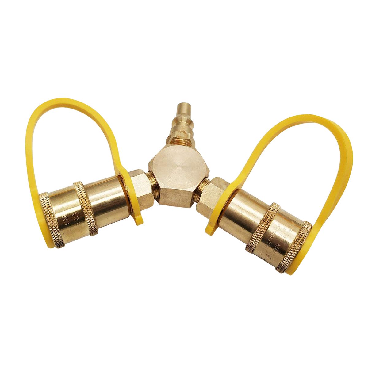 1/4'' RV Propane Quick Connect Adapter Solid Brass Y