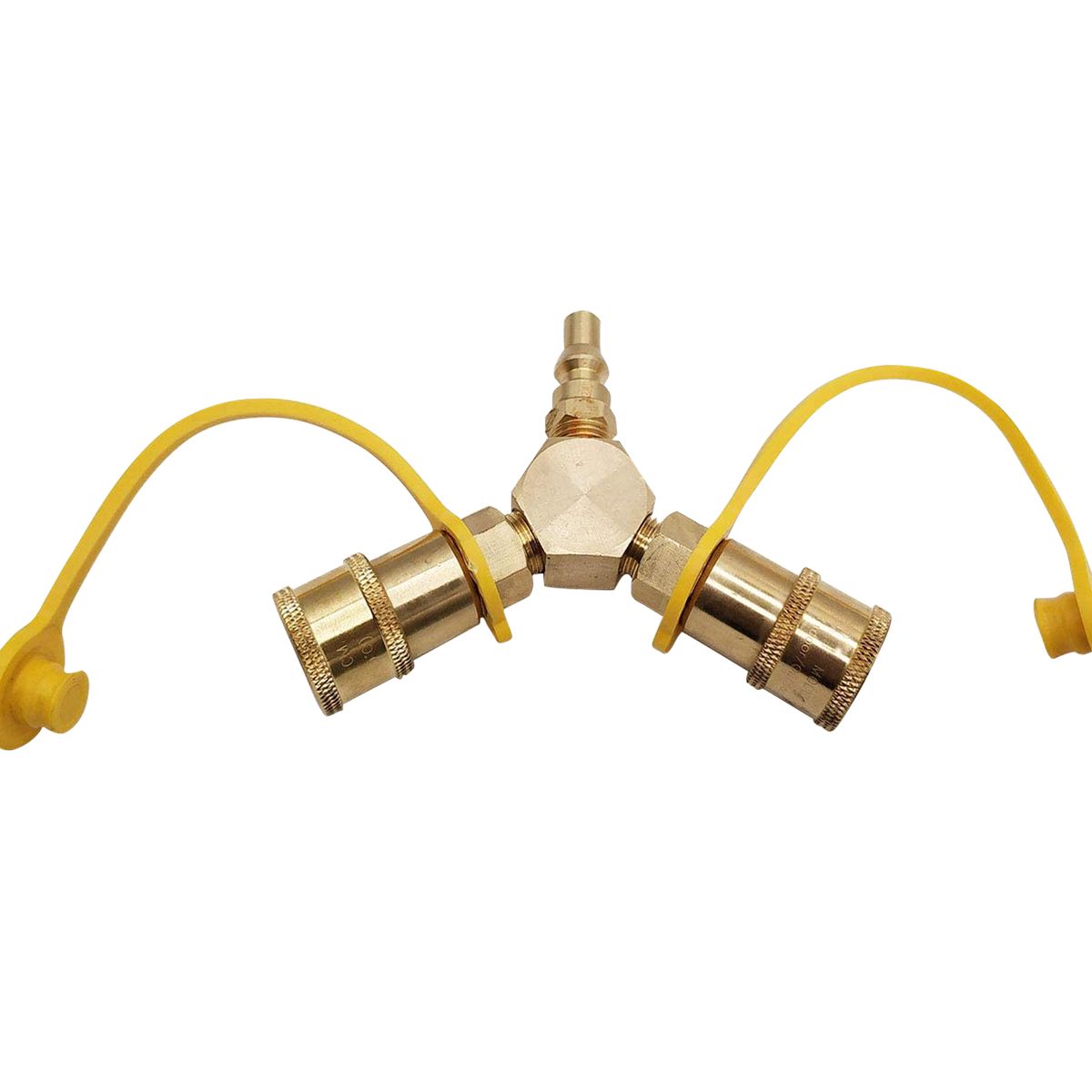 1/4'' RV Propane Quick Connect Adapter Solid Brass Y