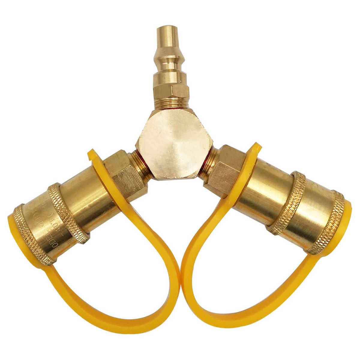 1/4'' RV Propane Quick Connect Adapter Solid Brass Y