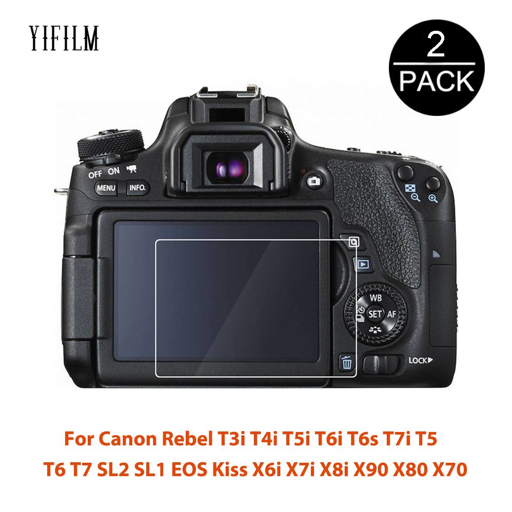 2Pcs For Canon Rebel T3i T4i T5i T6i T6s T7i T5 T6 T7 SL2